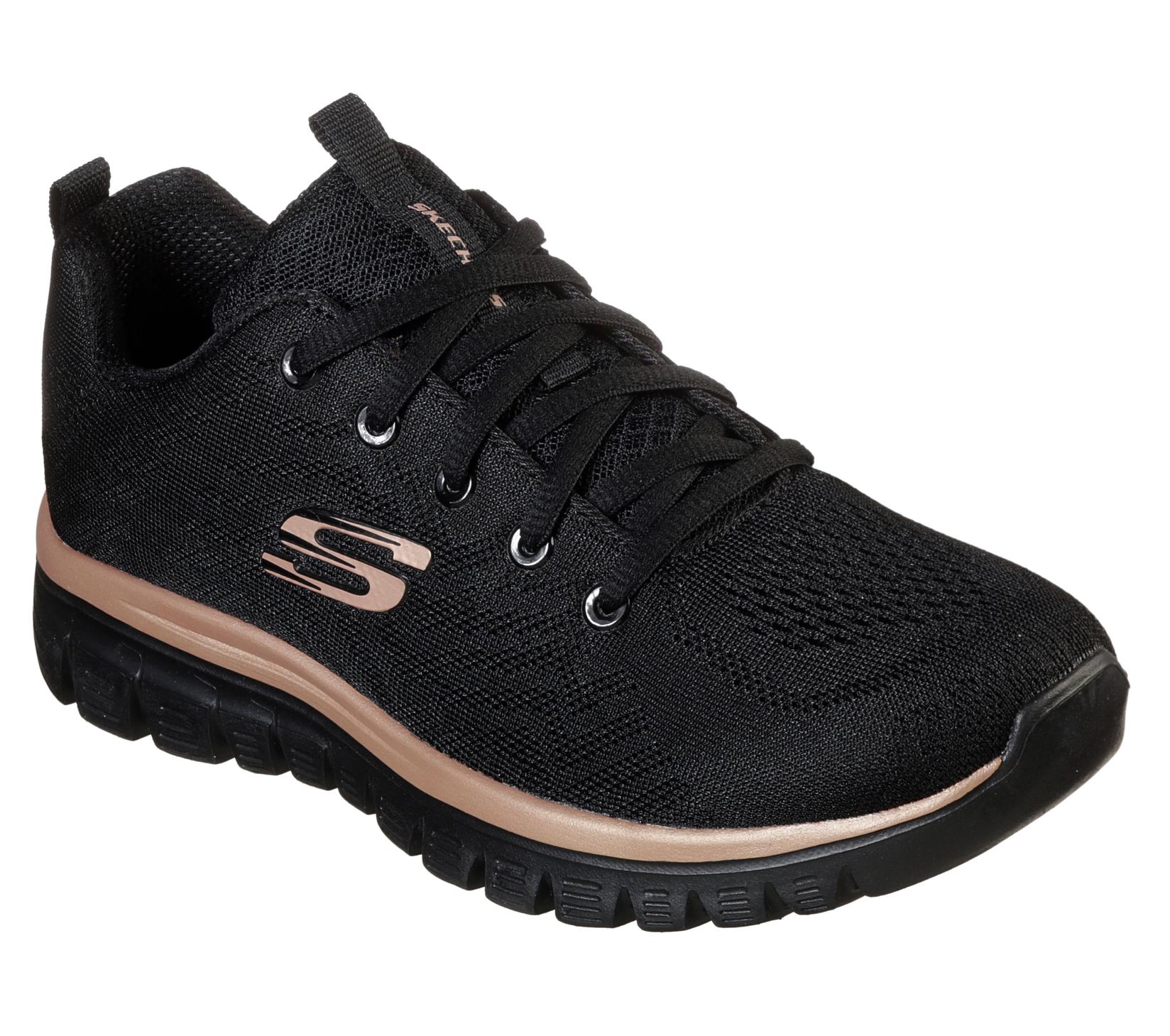 SKECHERS Женски патики Graceful 12615-Bkrg црни