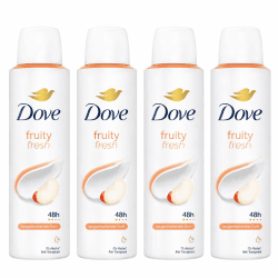 Dove Fruity Fresh Део спреј за жени сет 4*150мл