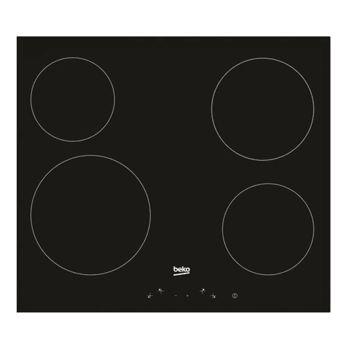 Beko HIC 64401 Вградена плоча за готвење, 4 зони за готвење со висока светлина
