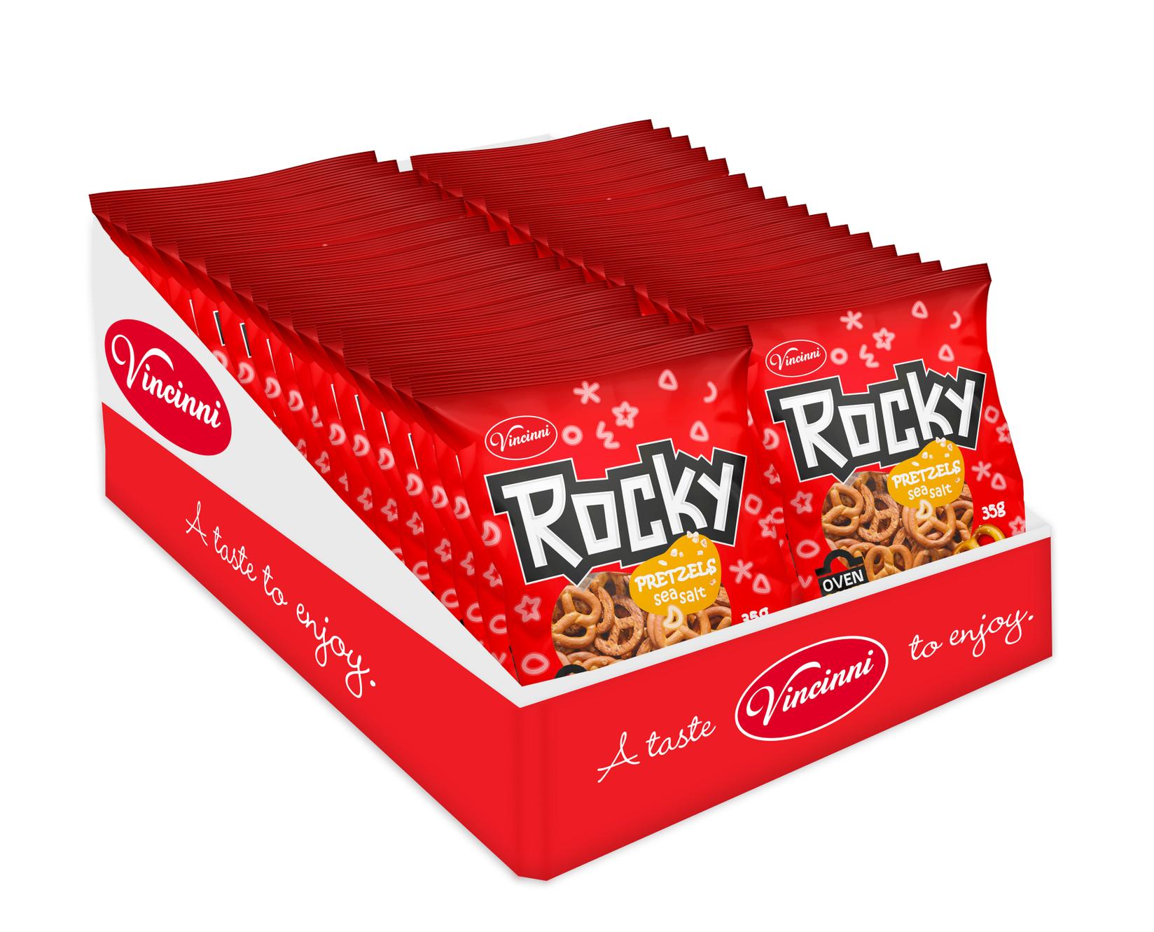Vincinni Роки переци крекер 35g, 1x32, Дисплеј