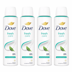 Dove Fresh Care Део спреј за жени сет 4*150мл