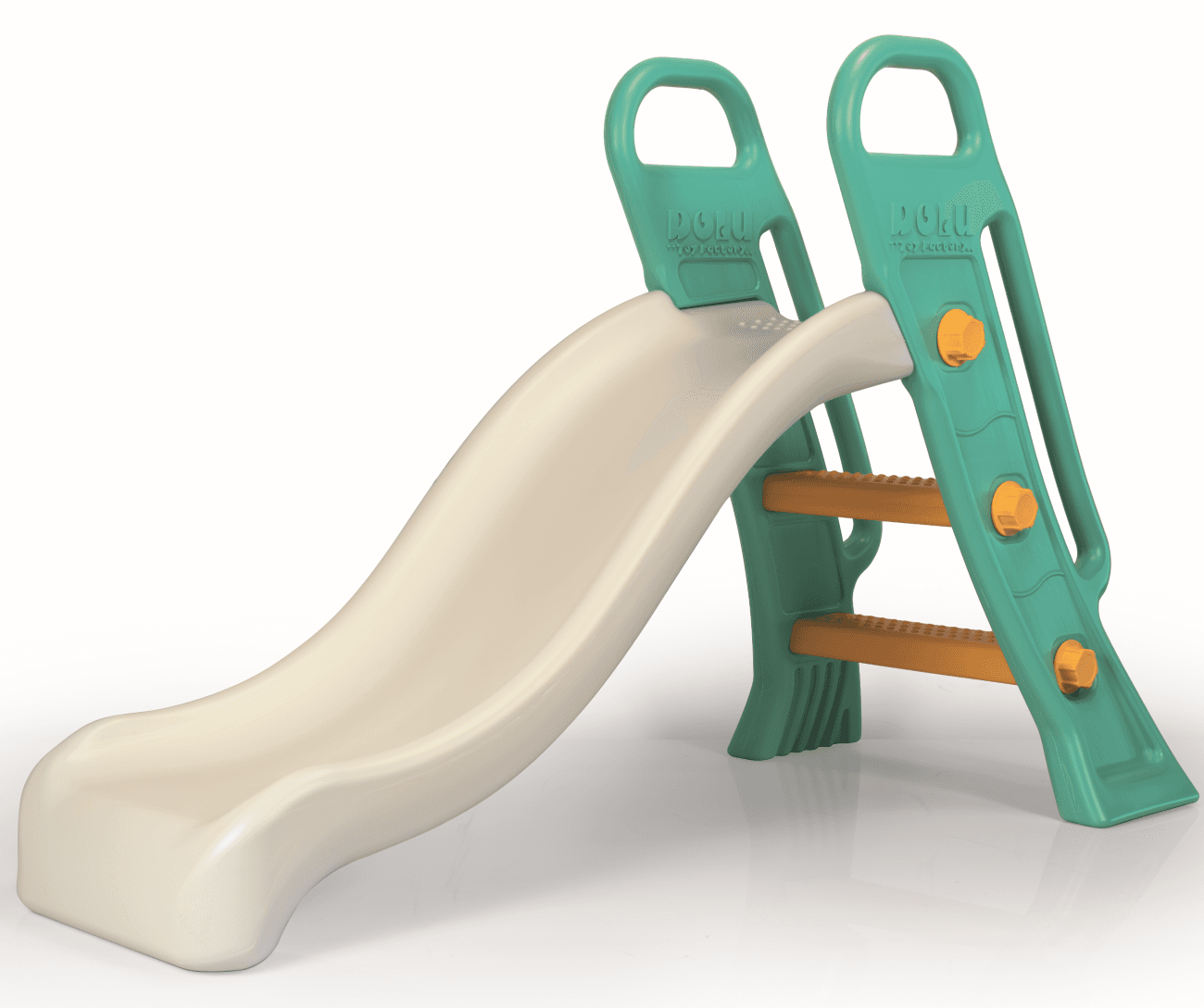 Dolu Junior Slide - Детски тобоган зелено-жолто-бел