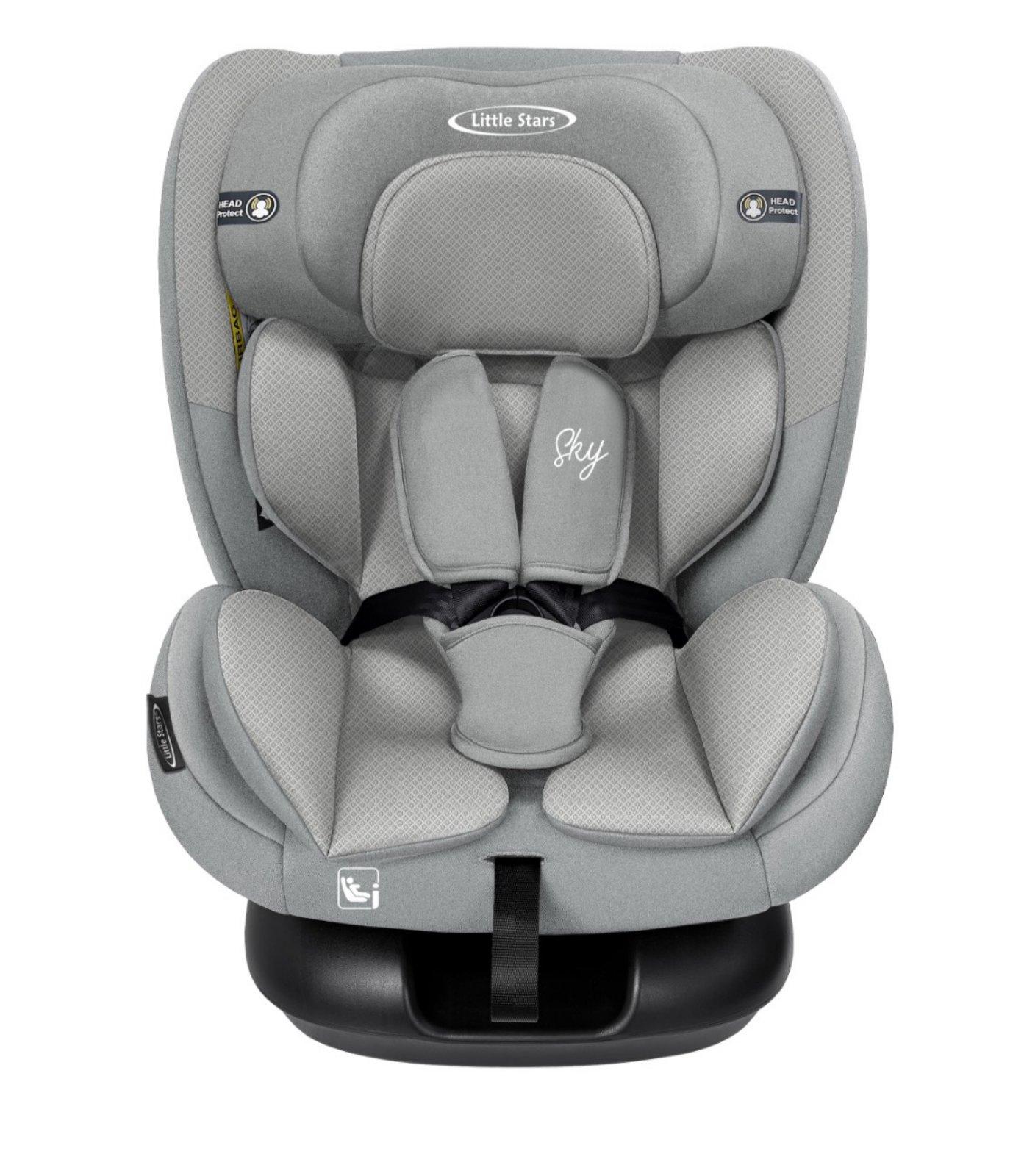 Little Stars Автоседиште SKY i-size 40-150cm сиво