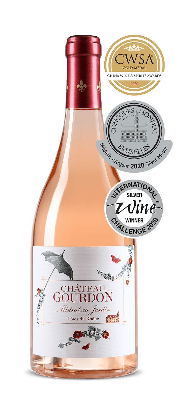 ТИКВЕШ Розе вино Chateau de Gourdon France 2 Mistraл au Jardin 0.75L