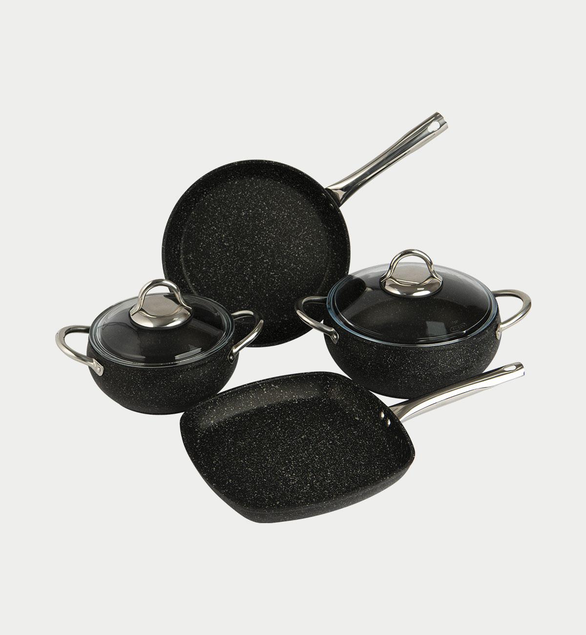 COMODITA HOME Сет За Готвење Granitec Belly Shape 6 Пар.