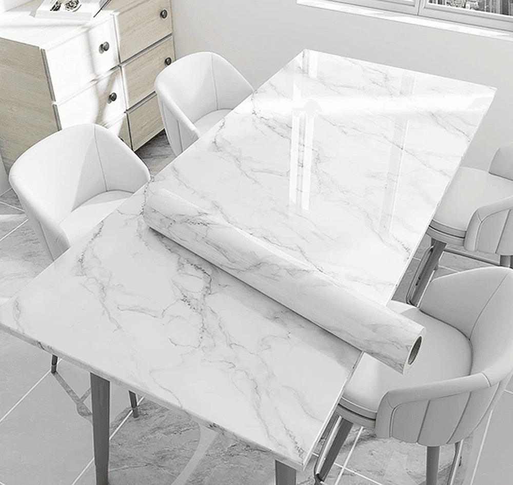 Повеќенаменска самолеплива тапета со изглед на мермер