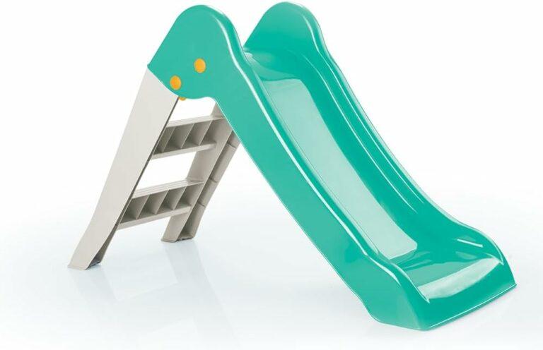 Dolu My First Garden Slide Medium - Детски преклоплив тобоган зелено/бел