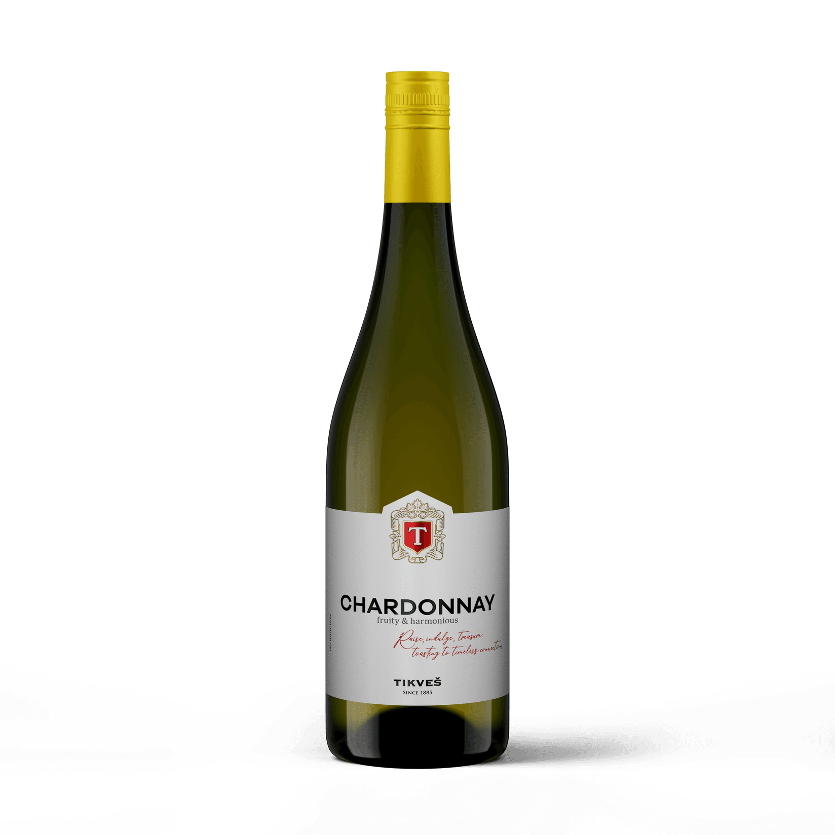 ТИКВЕШ Бело вино Шардоне 0.75L