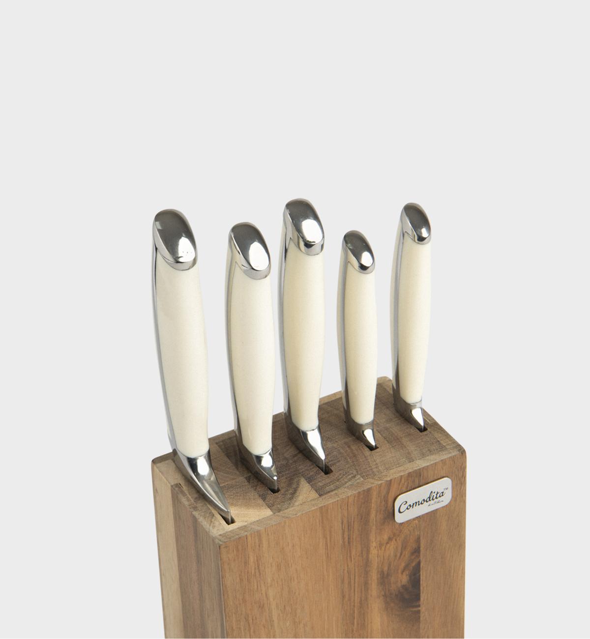 COMODITA HOME Сет Иноксни Ножеви Umbra - 6 Парчиња