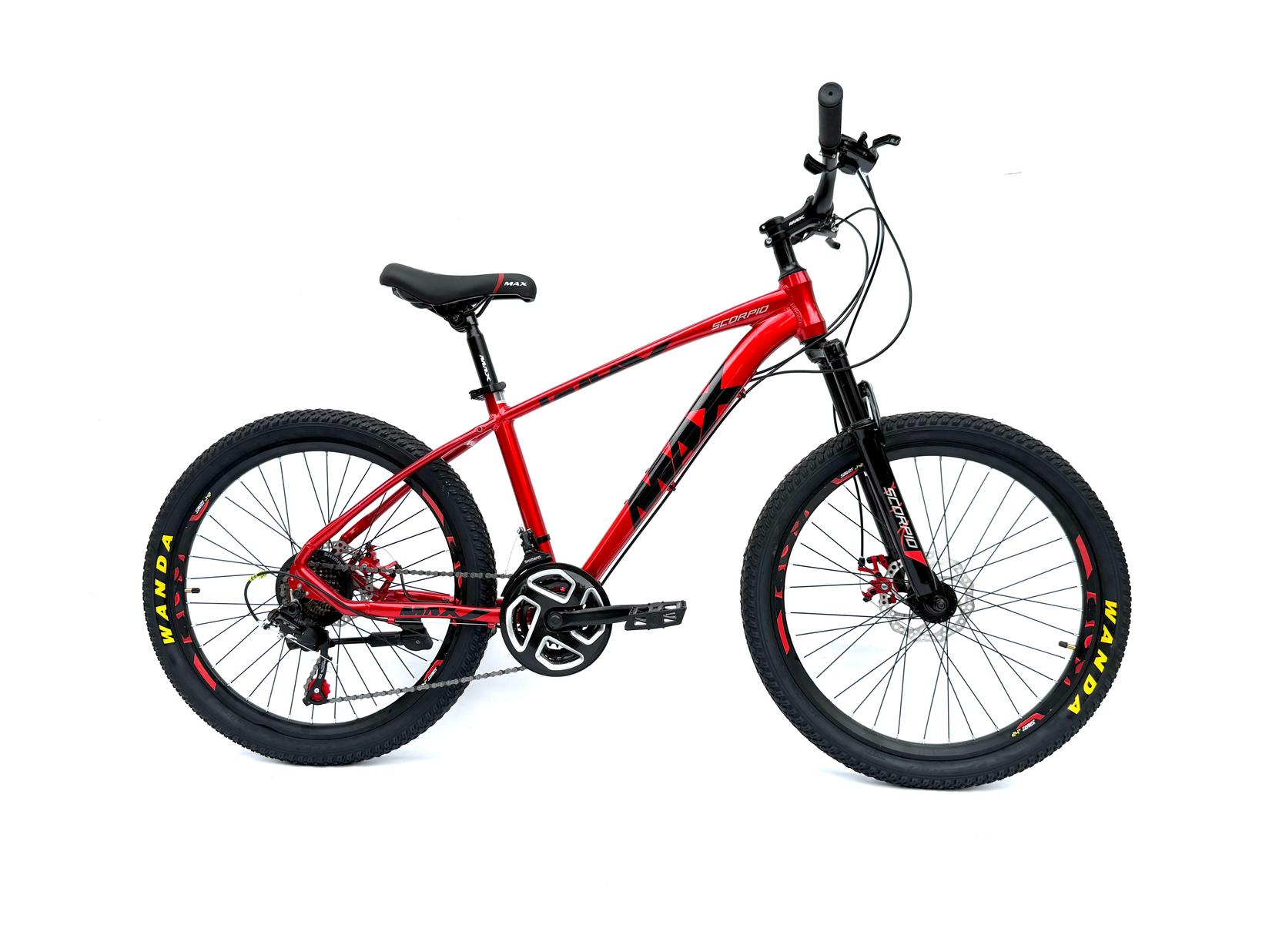 Max Велосипед SCORPIO Црвен 11.0 24"