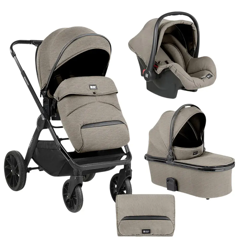 KIKKA BOO Количка 3 во 1 Tiffany Беж