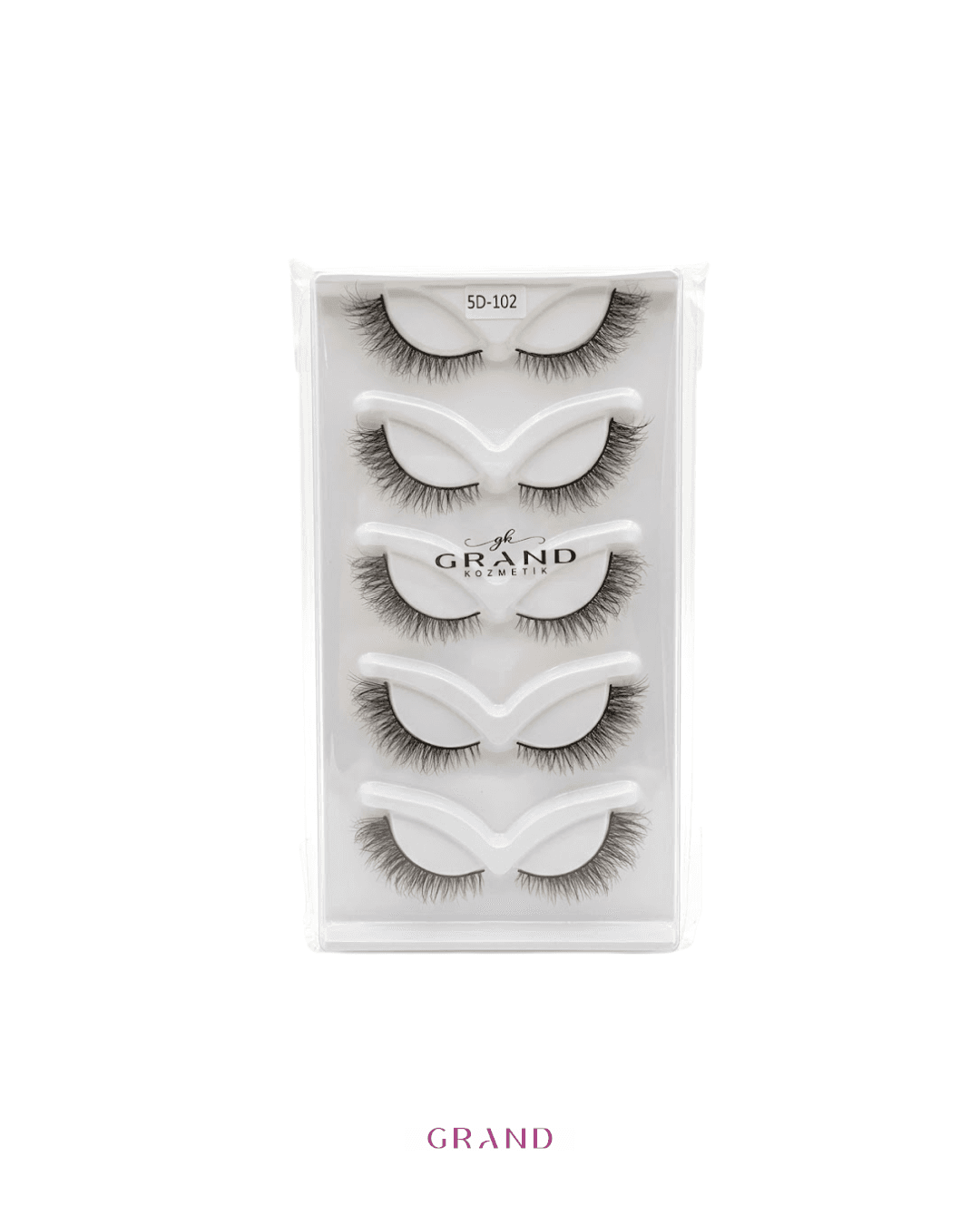 GRAND Вештачки трепки 5PCS - 5D-102 Lashes