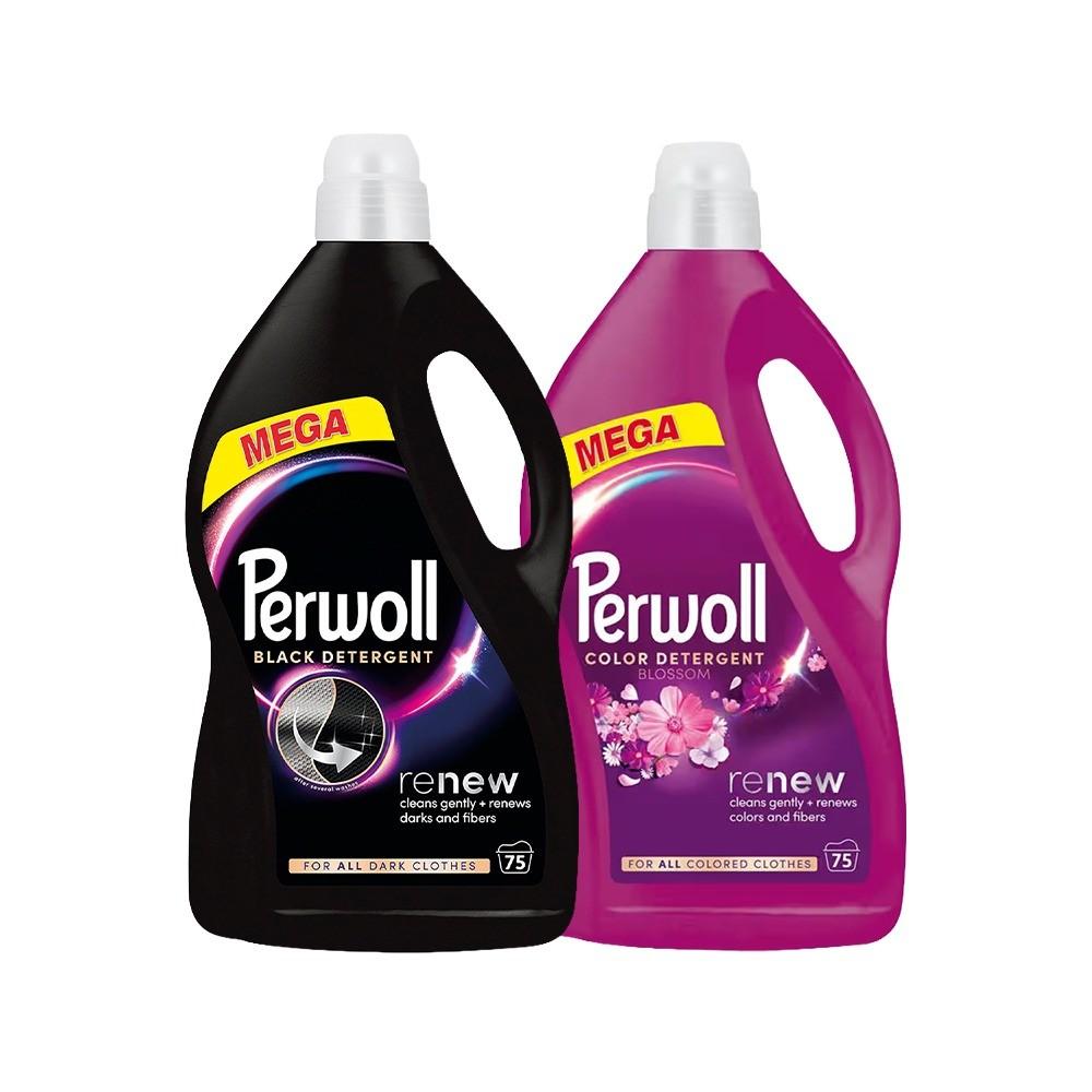 СЕТ Perwoll Blossom 3.75l + Perwoll Black 3.75l