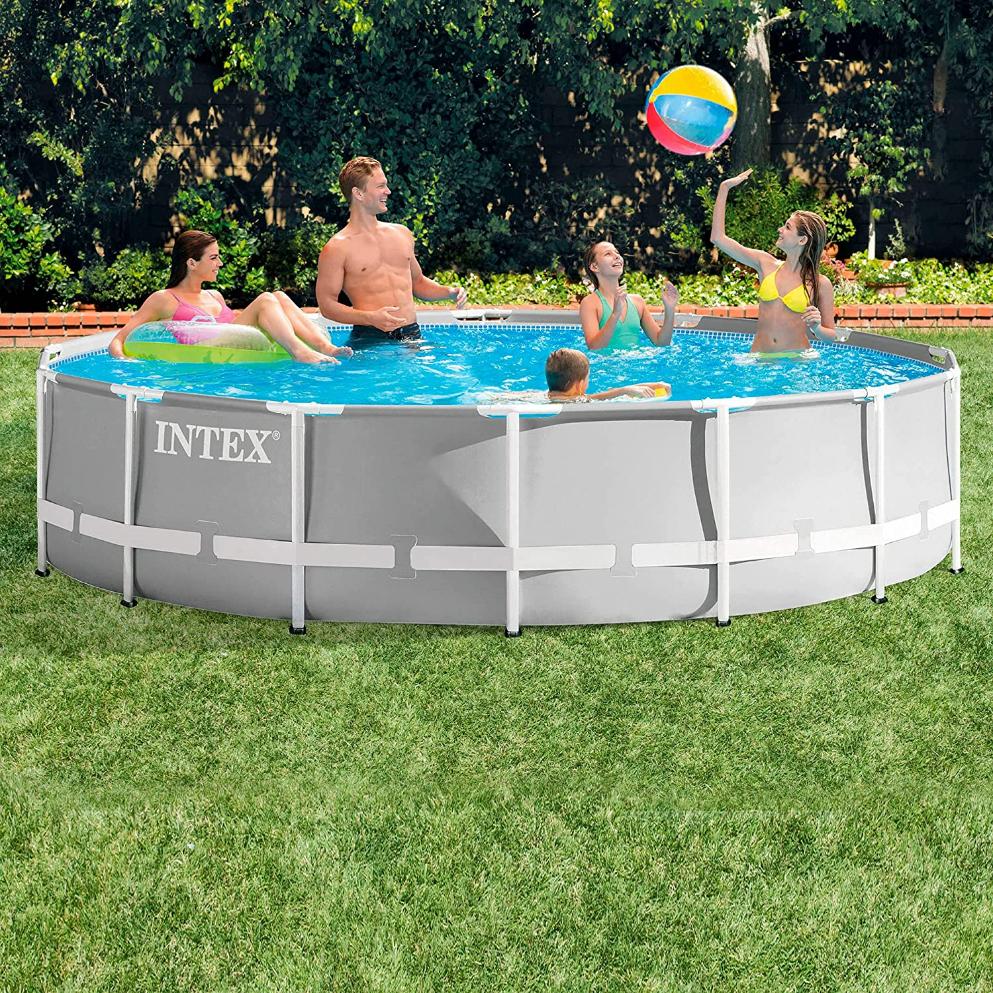 Selected image for INTEX Базен со пумпа, филтер, скала, подлога и покривка 5,49 x 2,74 x 1,32 Ultra XTR