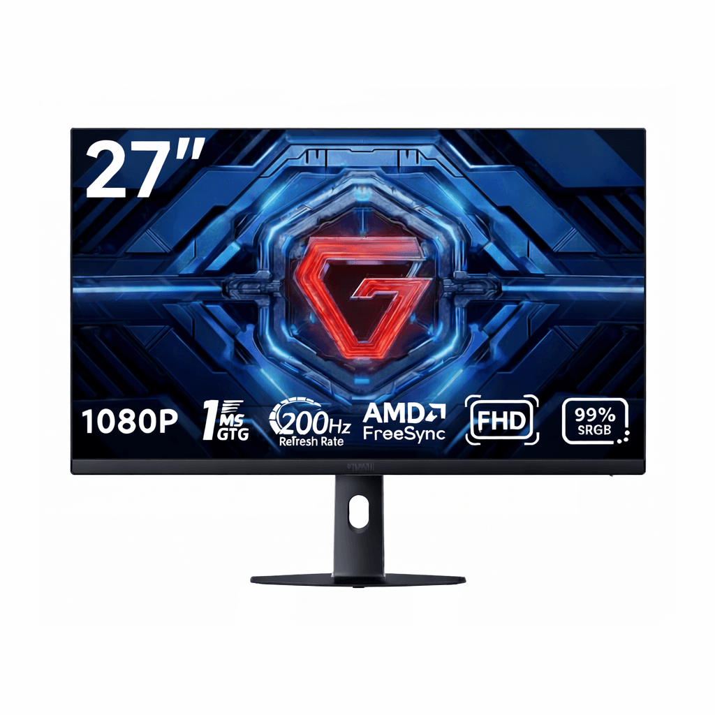 Xiaomi гејмерски монитор G27i, 27", FHD, 200 Hz, IPS, 1 ms, FreeSync, Црн