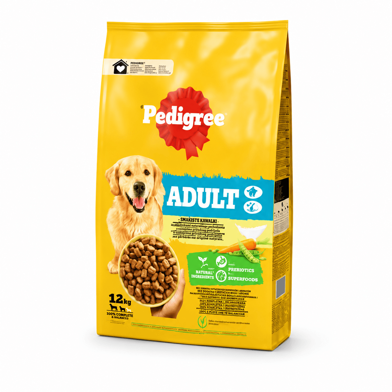 PEDIGREE Храна за кучиња Пилешко и Зеленчук 1x12kg