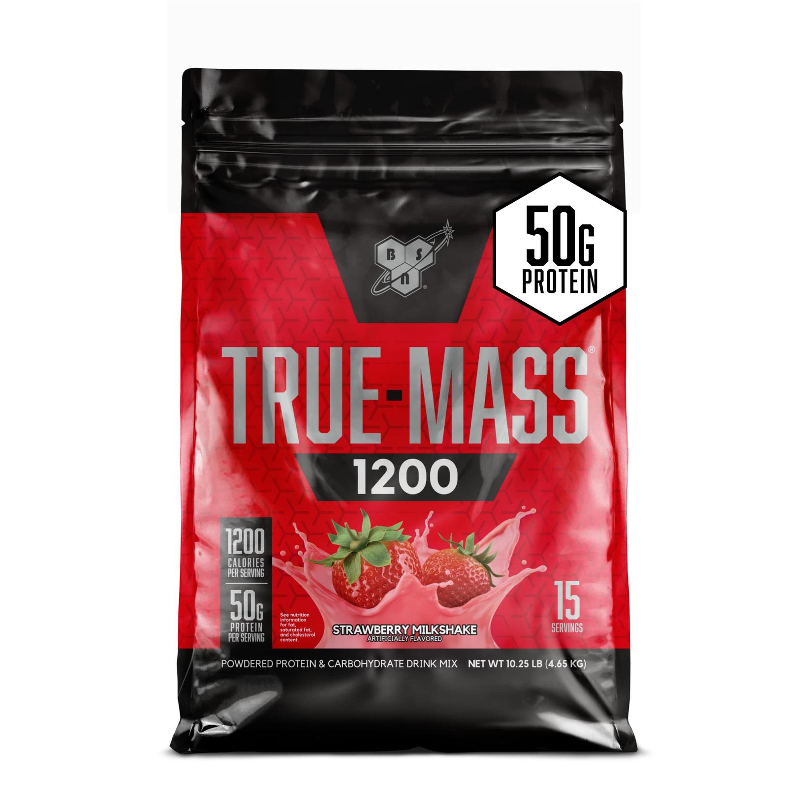 BSN Гејнер TRUE MASS 1200, јагода, 4.75кг.