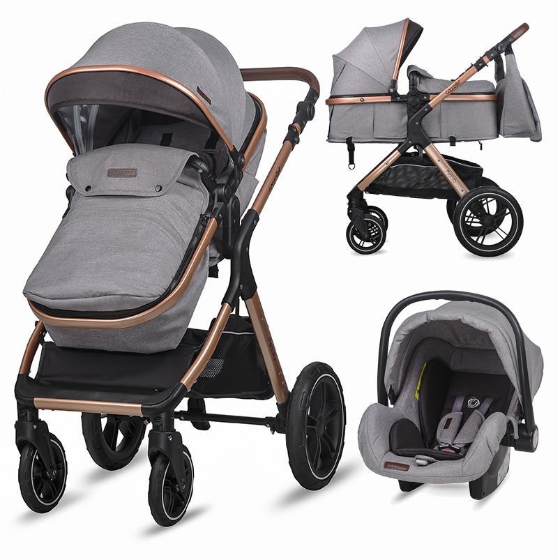 COCCOLLE Количка MELORA (3 in 1) Moonlit Grey