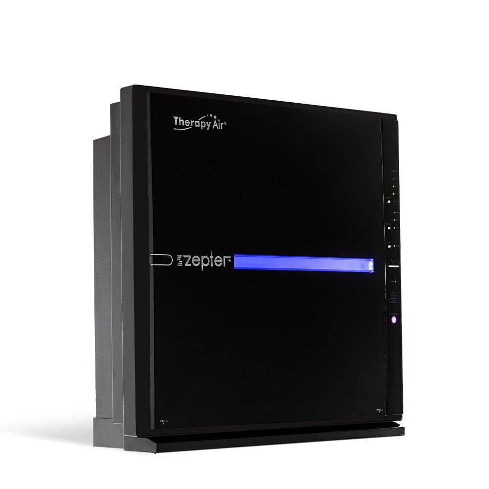 Zepter Therapy Air iOn прочистувач на воздух, 6-степен систем за филтрирање, црна