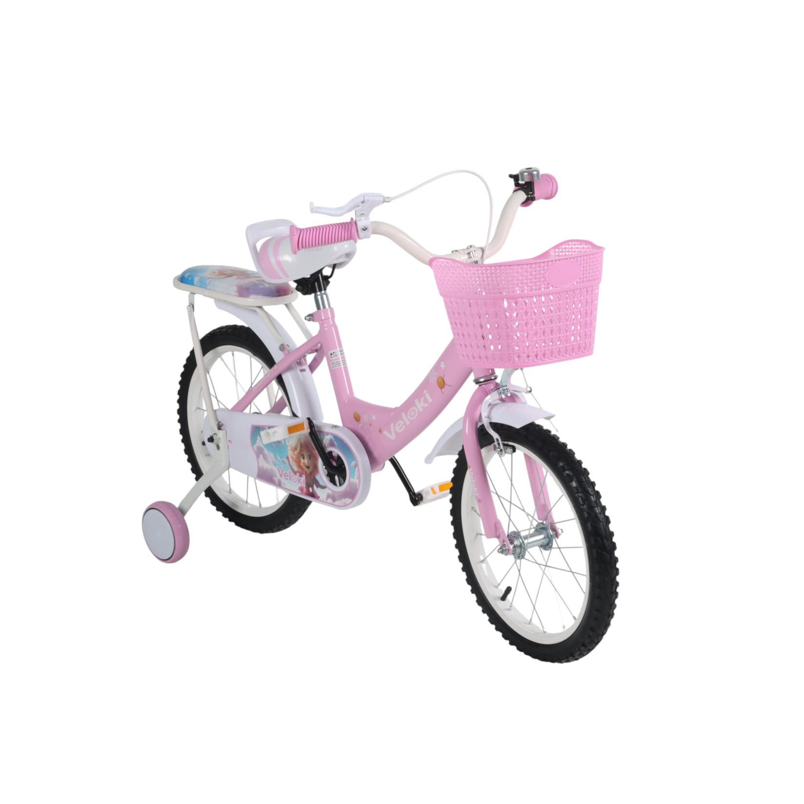 Велосипед за девојчиња, 16", розов