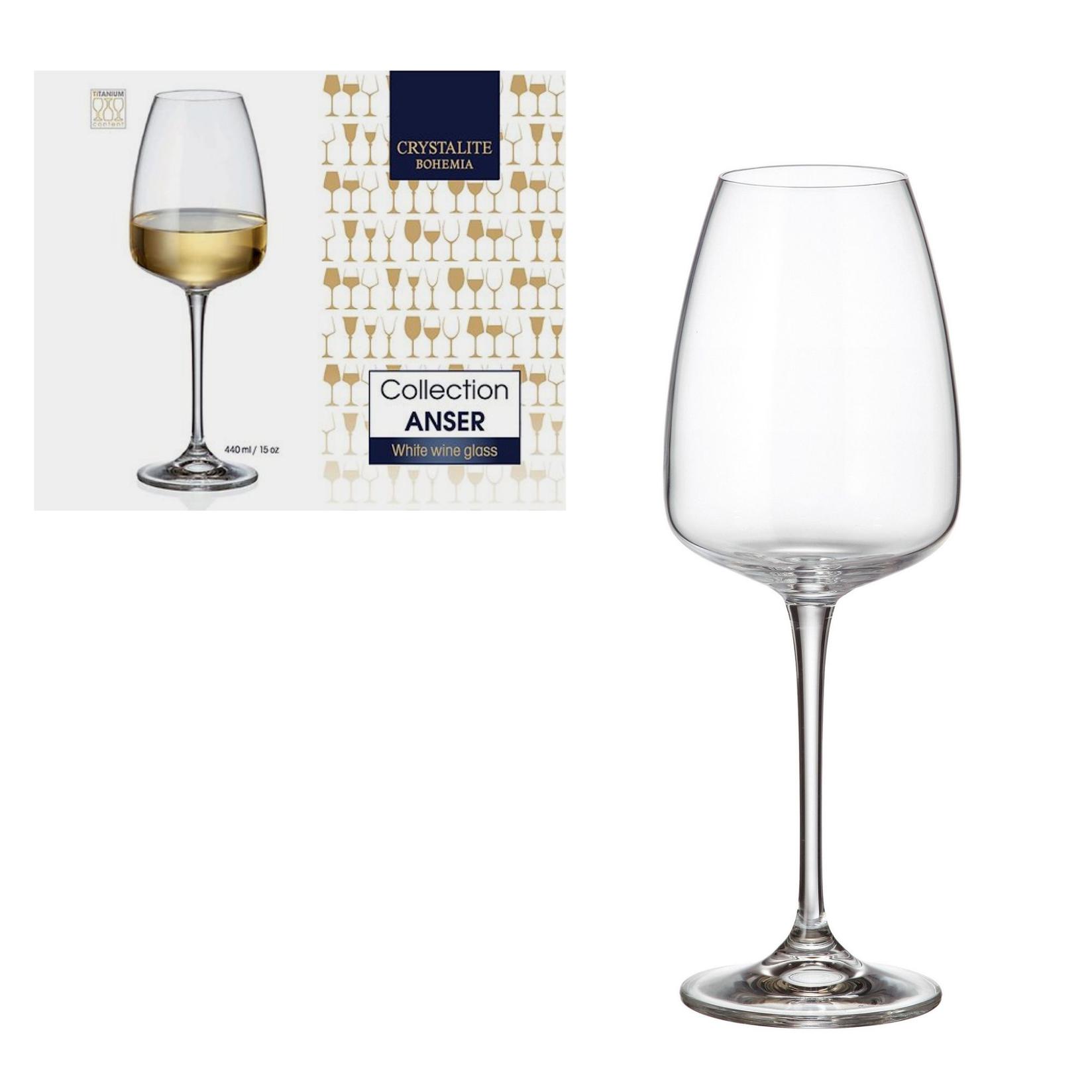 BOHEMIA Сет чаши за бело вино 6/1 Crystal