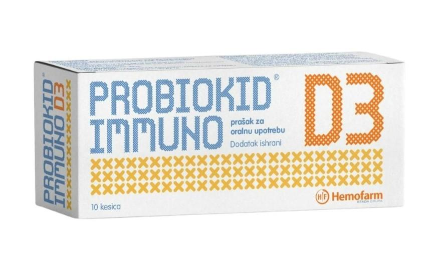 HEMOFARM Probiokid immuno Прашок за орална употреба - D3, 10 кесички