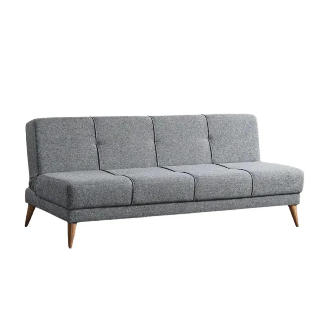 Liven Клик-Клак Тросед Kalaj со Механизам на Извлекување, 190x79x83 см, Сива