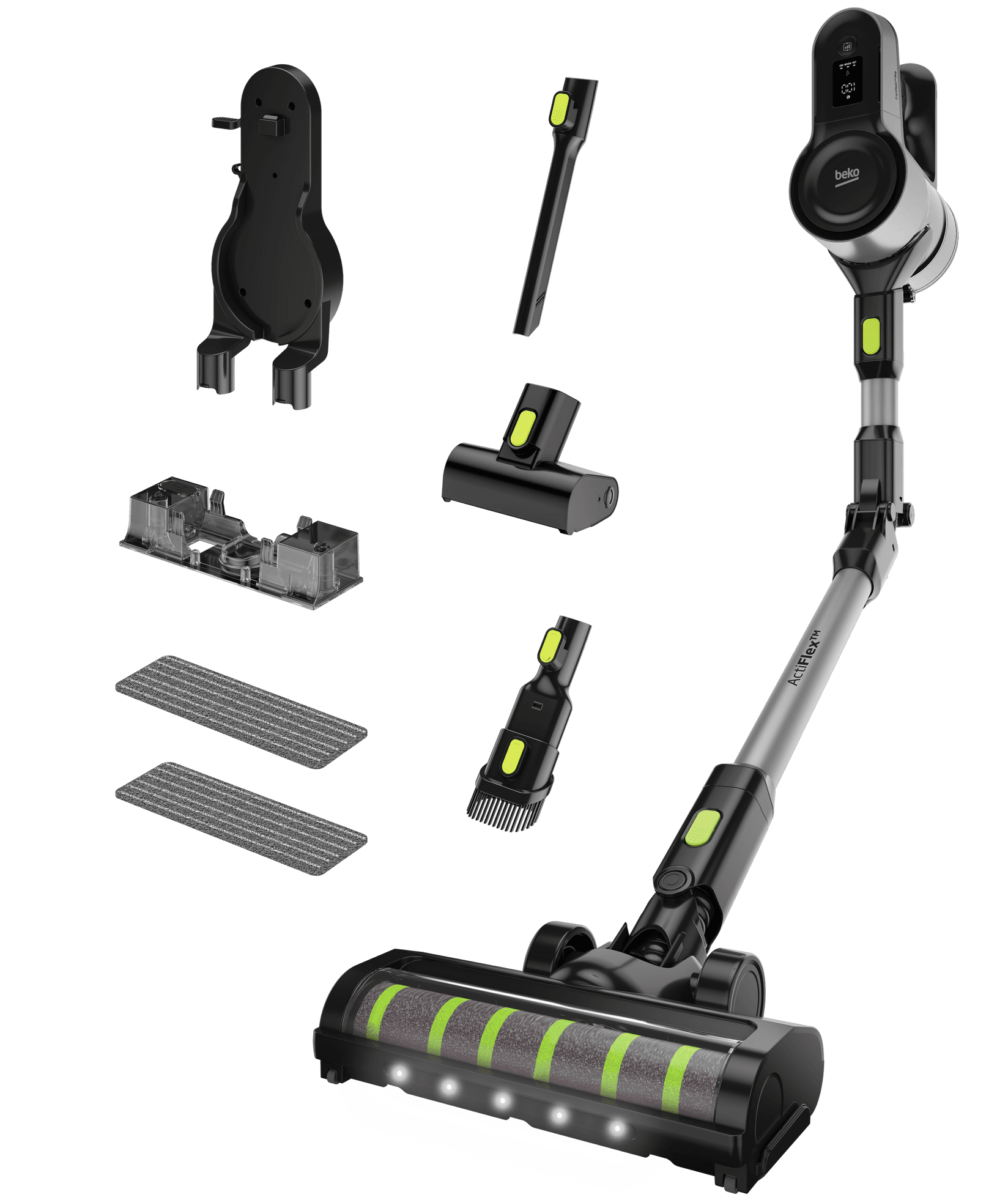 Правосмукалка BEKO Stick VRT 84225 VI, 100W, флексибилна, 45 минути работа, црна