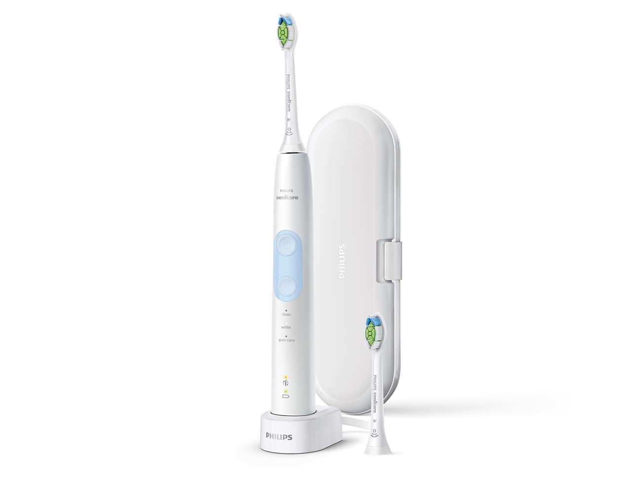 PHILIPS Електрична четка за заби Sonicare Protective clean 5100 HX6859/29, бела
