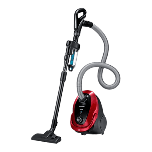 Samsung Правосмукалка со кеса VC20M257AWR AD, 2,5 л, 460 W, црвена