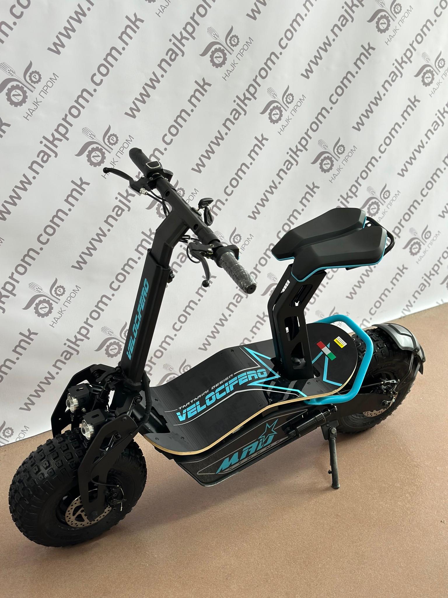 VELOCIFERO Електричен скутер MAD 1600W, син