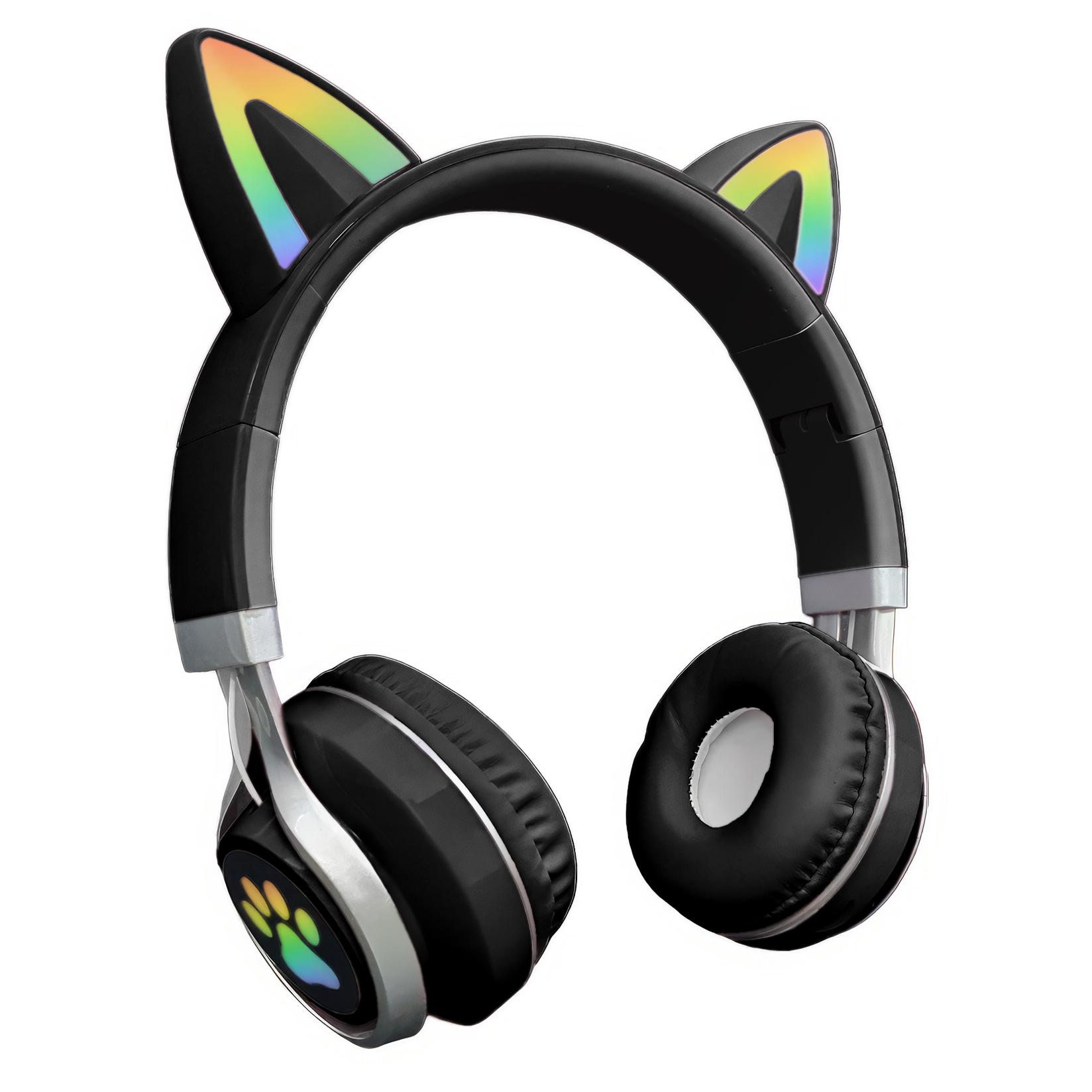 Слушалки безжични  cat ears st79m црна