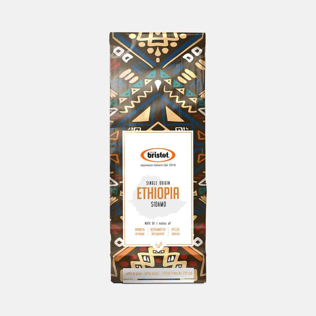 BRISTOT Кафе Ethiopia Single origin 225 гр зрно