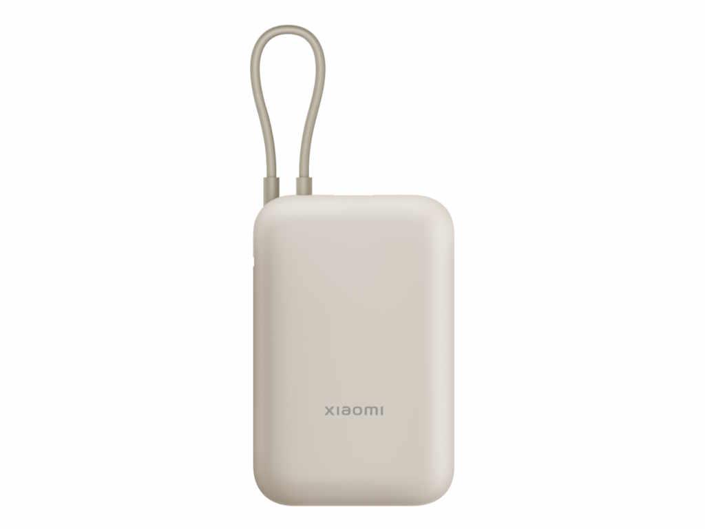 XIAOMI Power Bank 10000mAh (интегриран кабел) Tan GL, сина