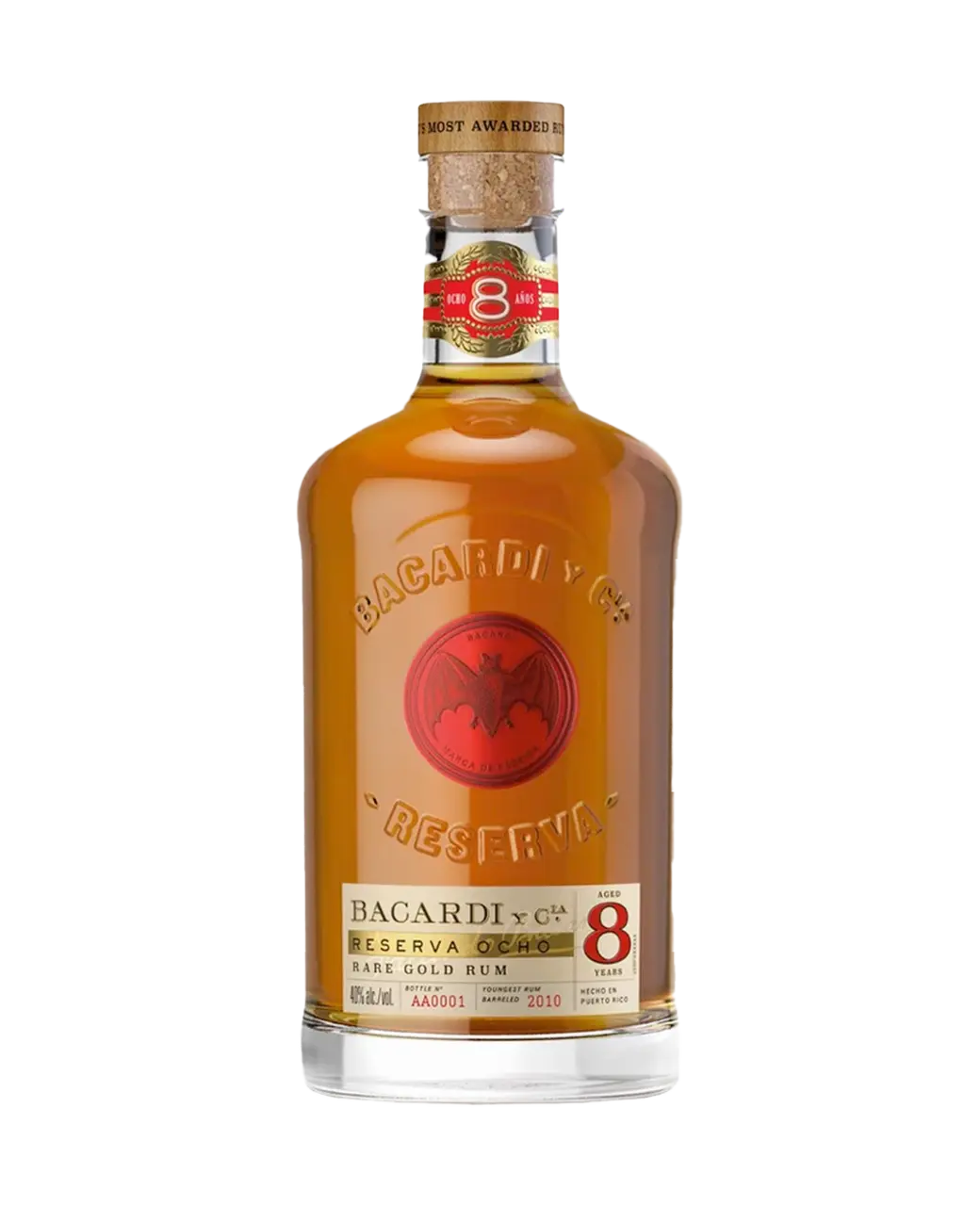 BACARDI 8 Year Old Рум 0.7L NRGB