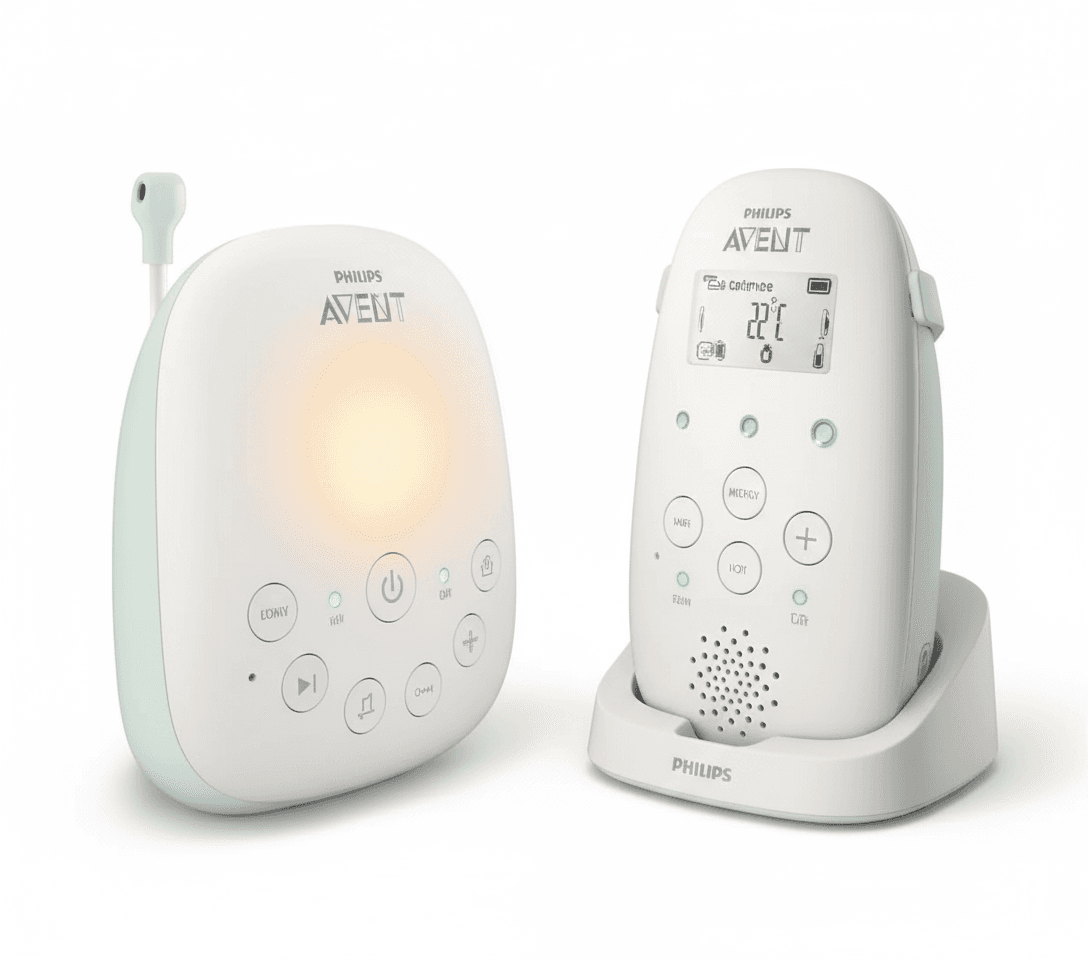 Бебешки монитор Avent Dect. Бел.