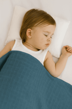 Alkaloid Berovo Муслин Прекривка 135x200 100% Памук - Петролеј