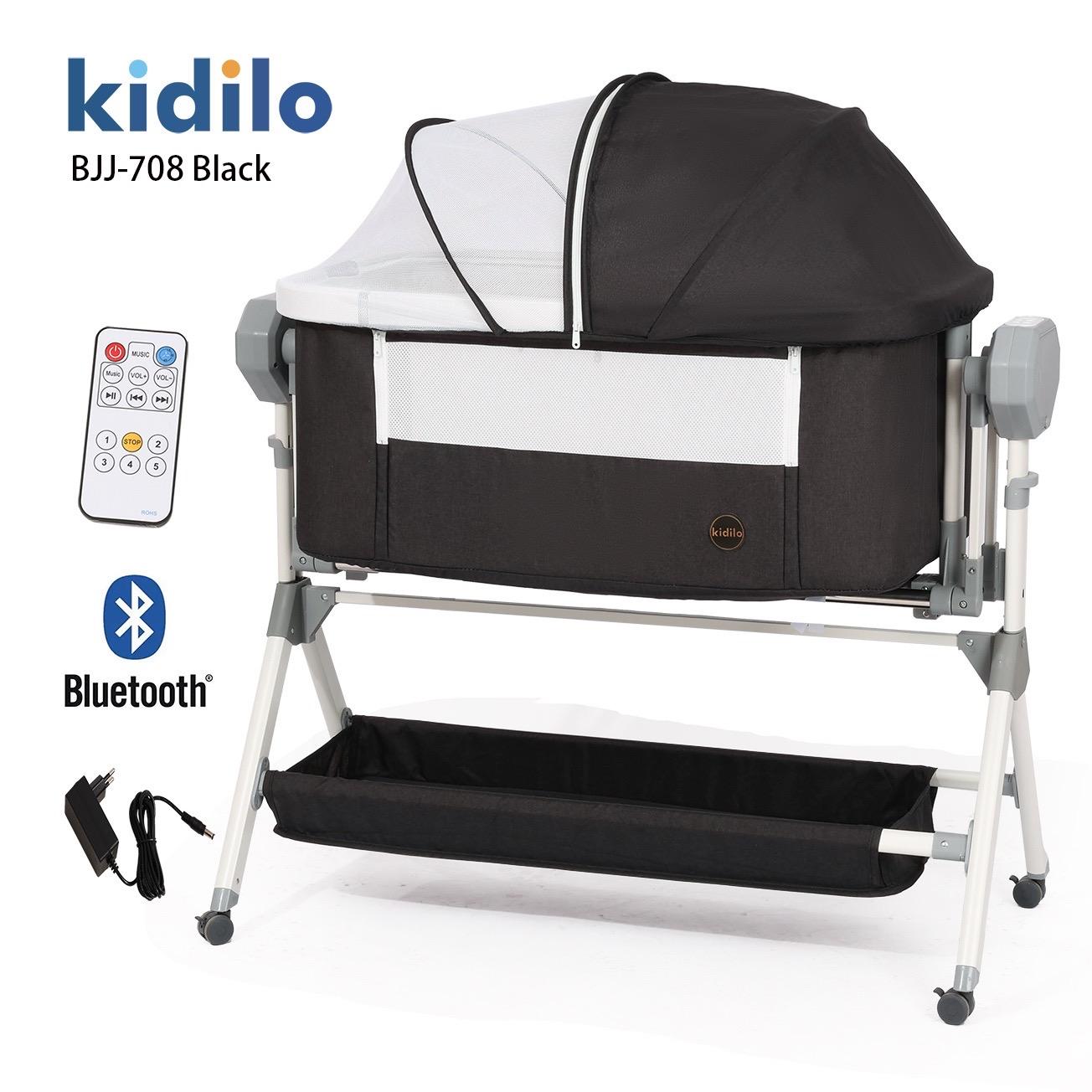 StarAndDaisy Преносливо креветче за бебе (Remote Control, Baby Bedside Cradle Crib, Bluetooth and Music )