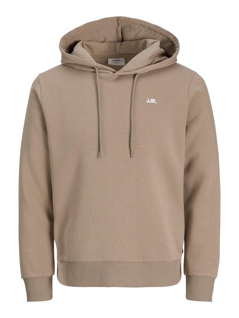 JJ Rebel Машки дуксер со качулка, црна