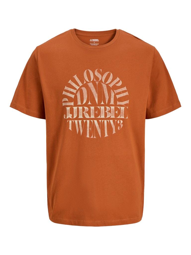 Машка маица JJ REBEL 12284785, Теракота