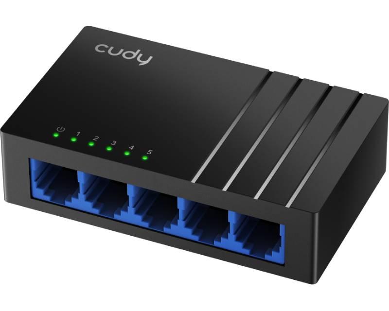 CUDY Switch гигабитен прекинувач со 5 порти GS105D 5x RJ45 10/100/1000 (Alt. SG105, PFS3005-GT-L))