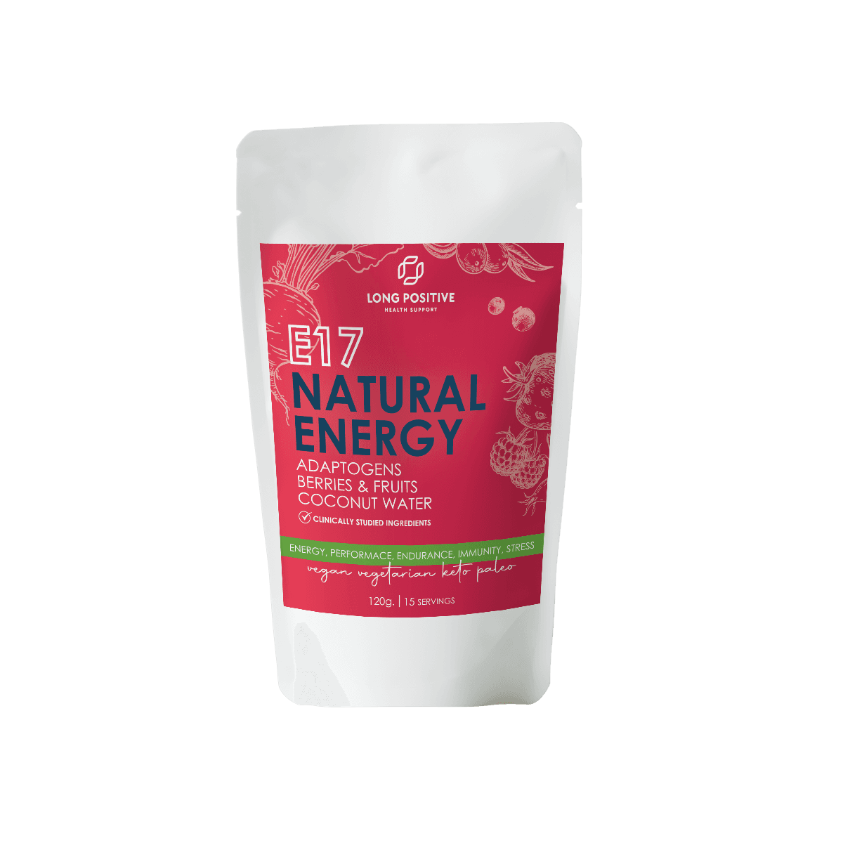 LONG POSITIVE Додаток во исхраната E17 Natural Energy