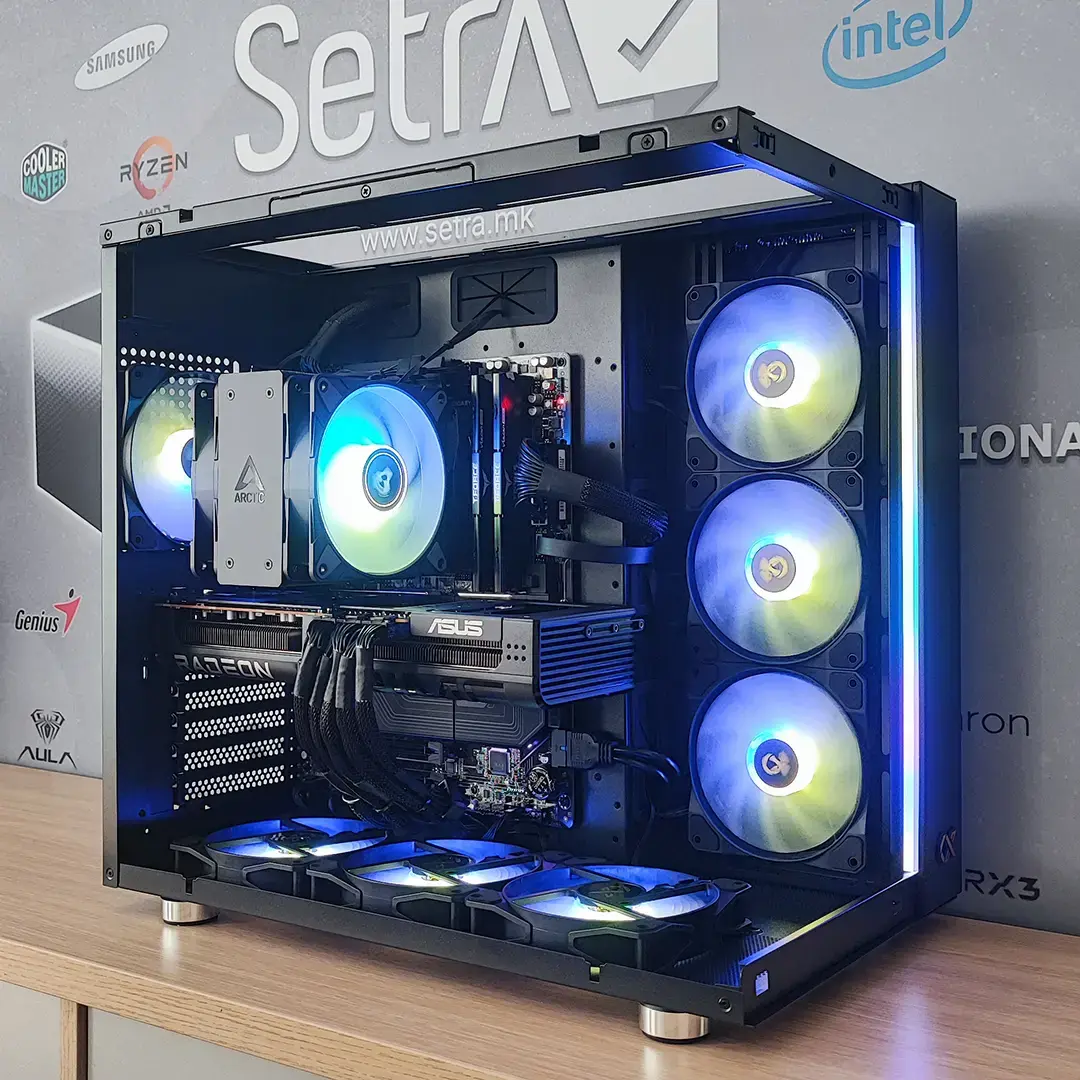 PowerCube G4280 Chimera Gen9 V2 3D Ryzen 7 9800X3D/ 32GB/ NVMe 2.0TB/ RX 9070XT 16GB/ Wi-Fi 6