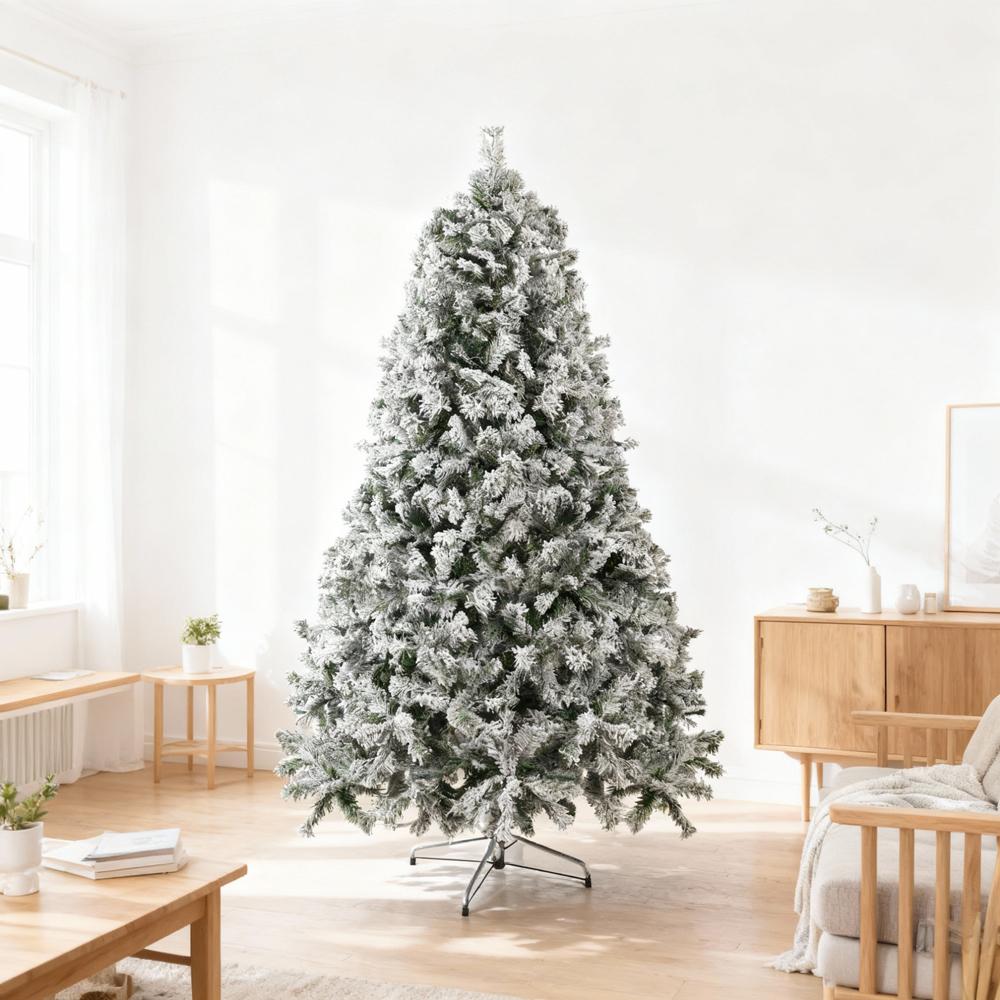 Новогодишна елка 180 см (1200 гранки), Снежна