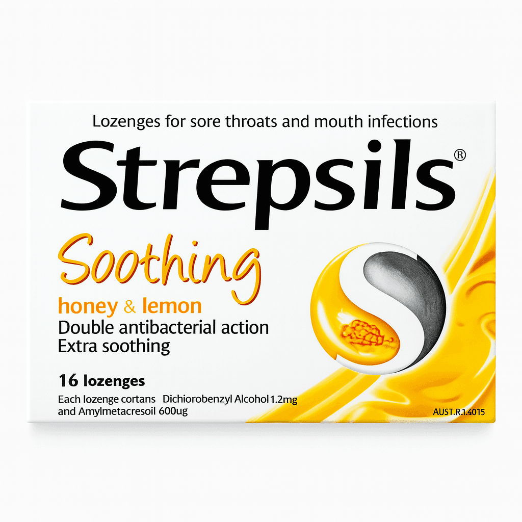 STREPSILS Пастили Мед и лимон x 24