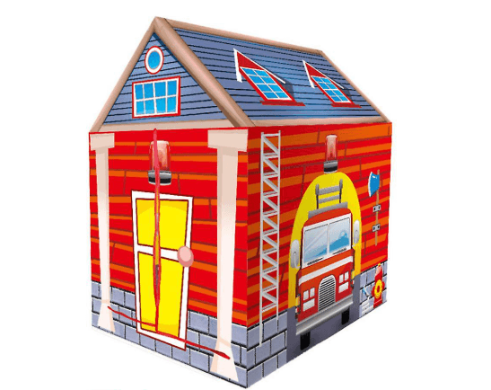 Детски Шатор за Игра – Пожарна Станица