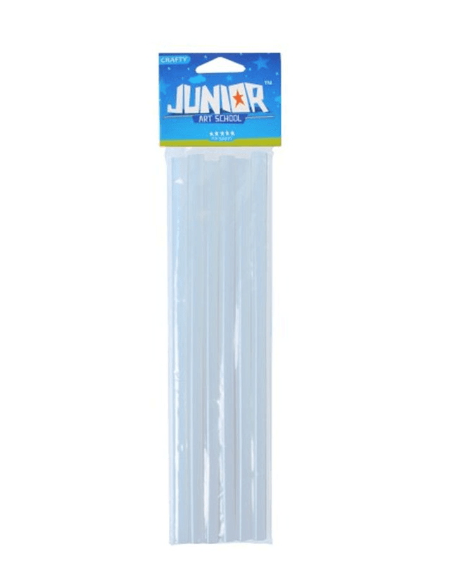 JUNIOR Лепак силиконски, За пиштол, 6*18цм, 1/6,Heli stick,437014,Транспарентна