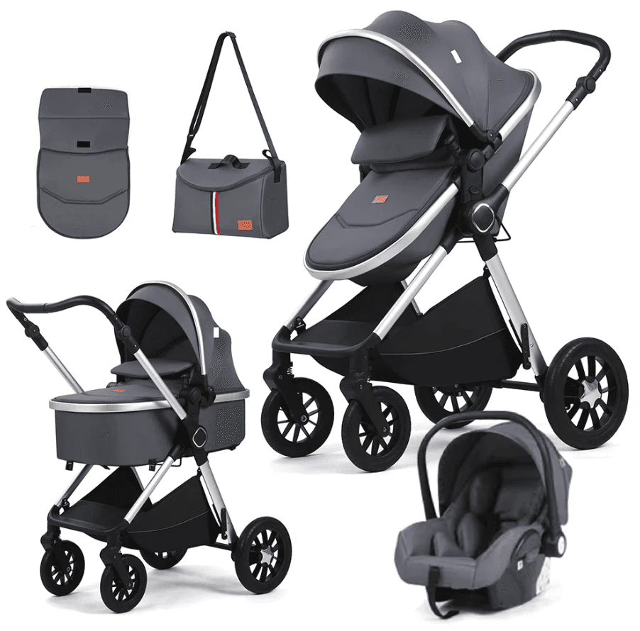 KIDILO Количка за бебе H2D (3 во 1)