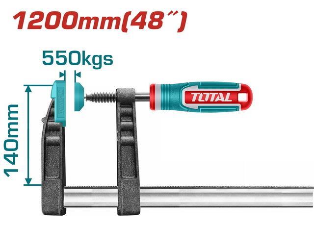 TOTAL Стега Метална 140×1200 Mm Tht1321402 227895