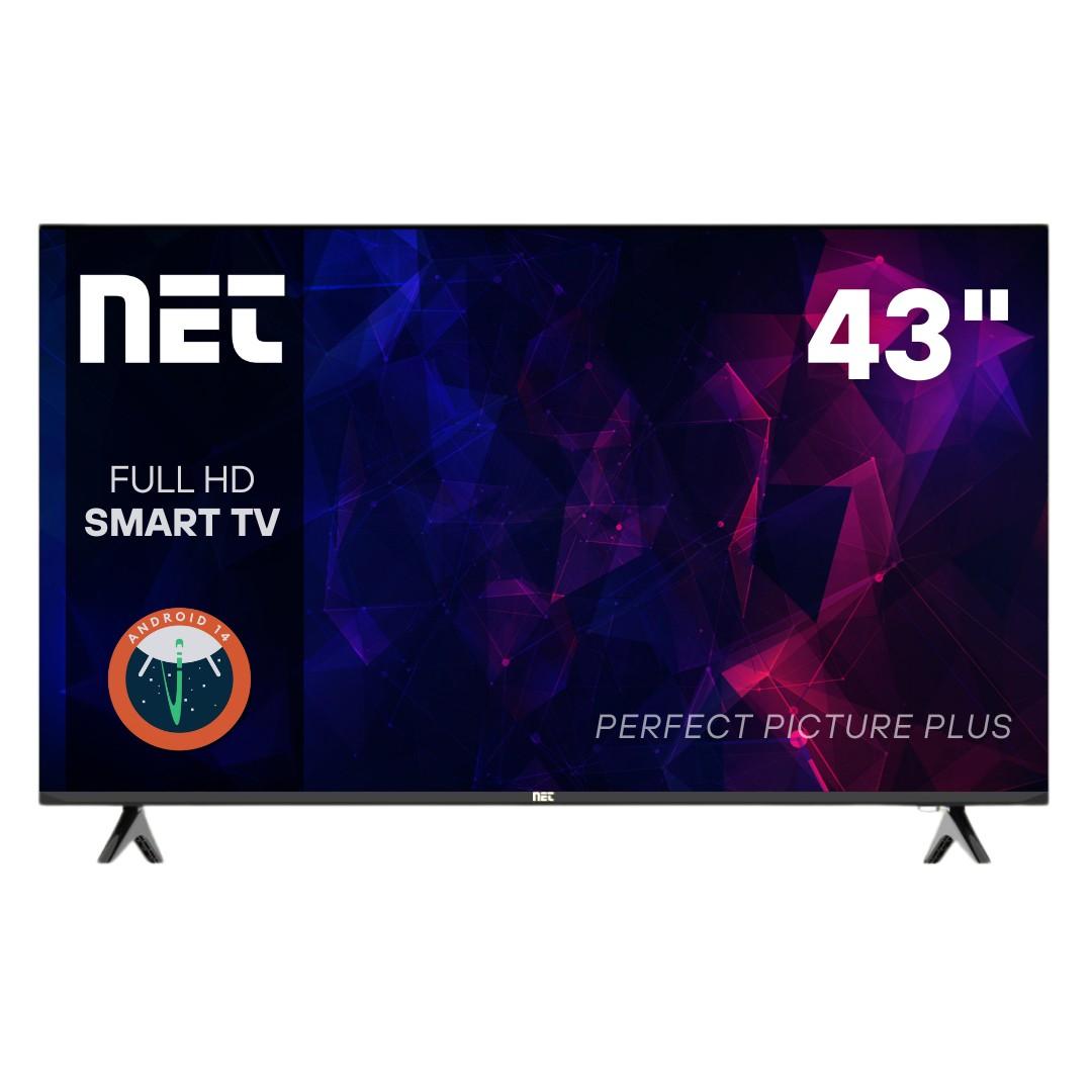NET Смарт ТВ 4310, FULL HD, 43", Android, црн